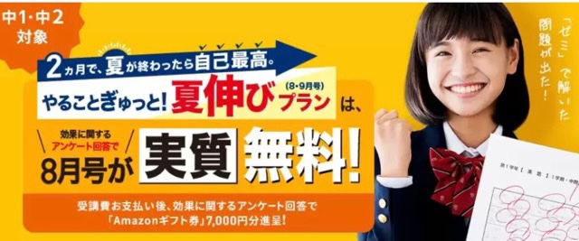 進研ゼミキャンペーン